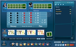 внешний вид игры Преферанс